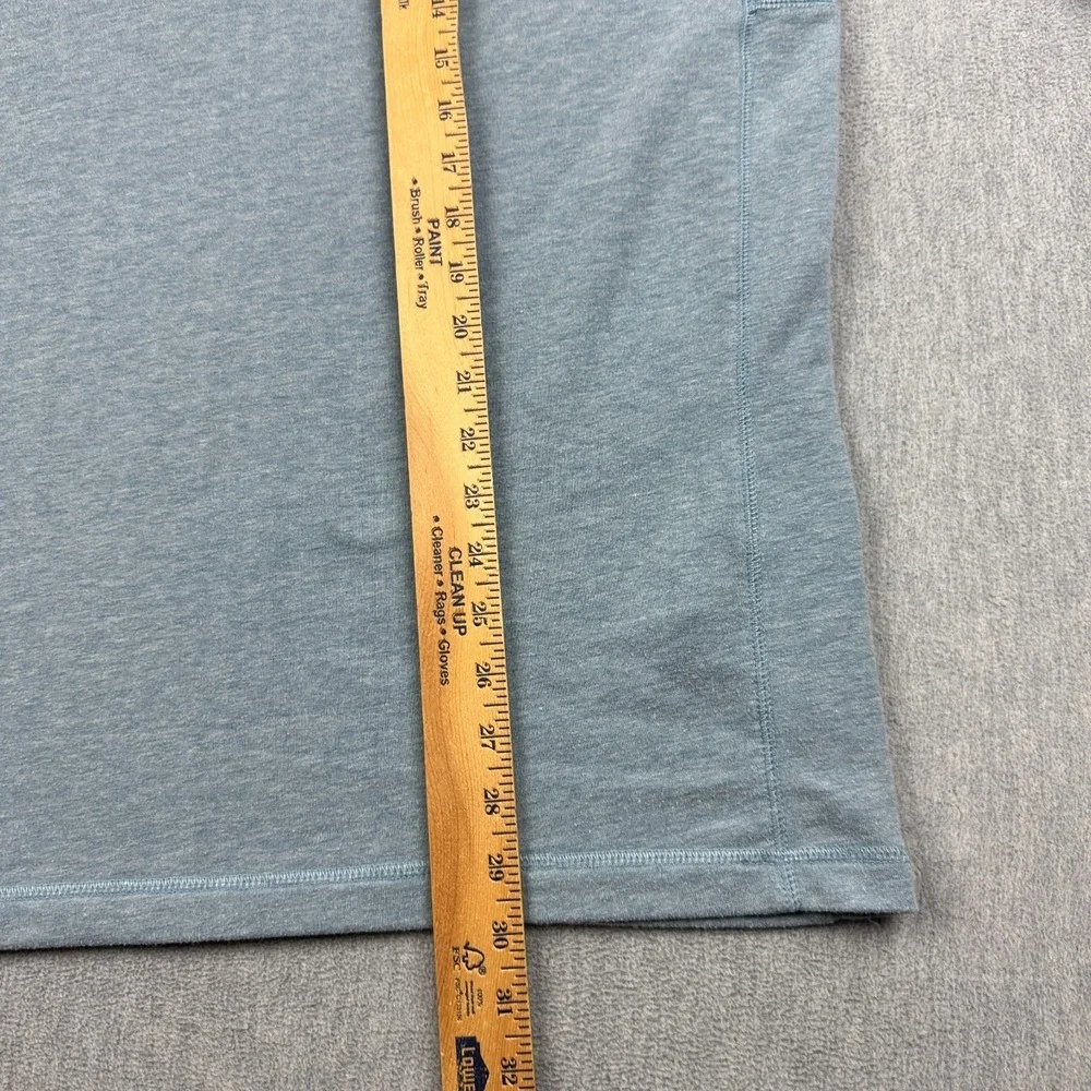The North Face Shirt‎ Mens Large Blue Henley Long Sleeve Athletic Hiking Outdoor
